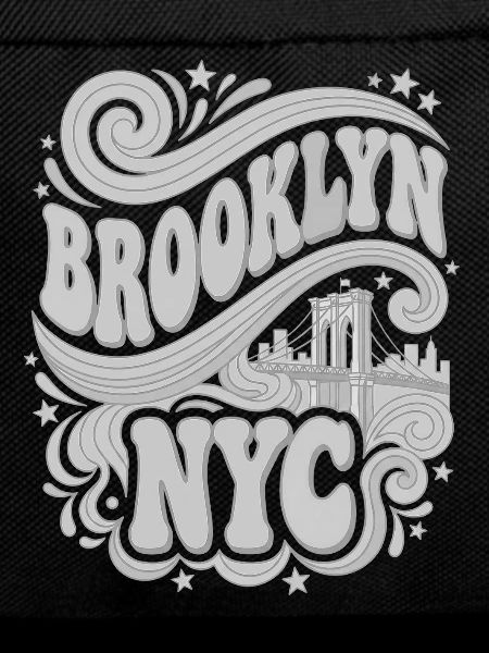 Brooklyn NYC - Retro 70s Bridge Grey