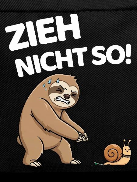 Don't pull so sloth with snail
