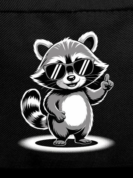 Raccoon with sunglasses