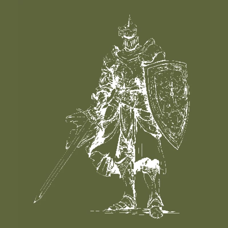 Heraldic Knight with Shield