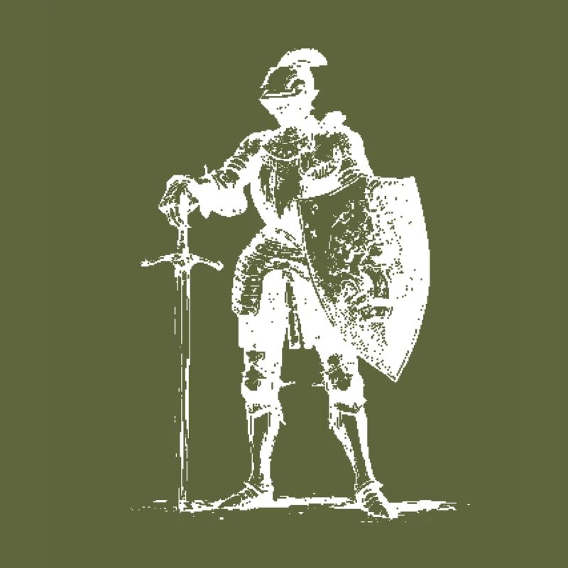 Knight in Armor with Shield