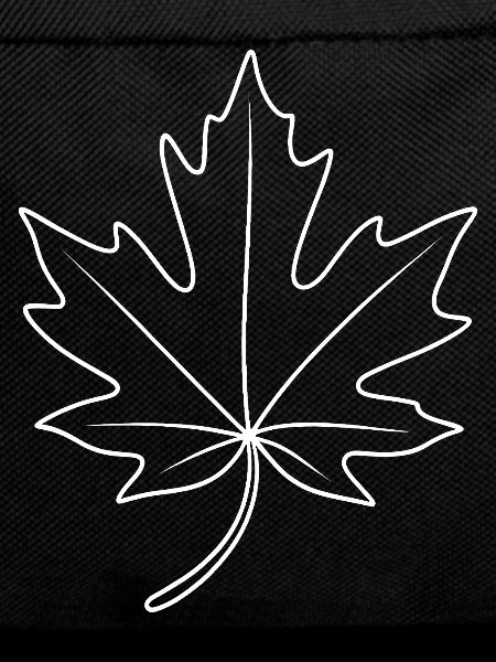 Maple Leaf Contour Design