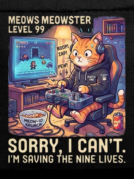 Meowster Level 99 Katzengamer