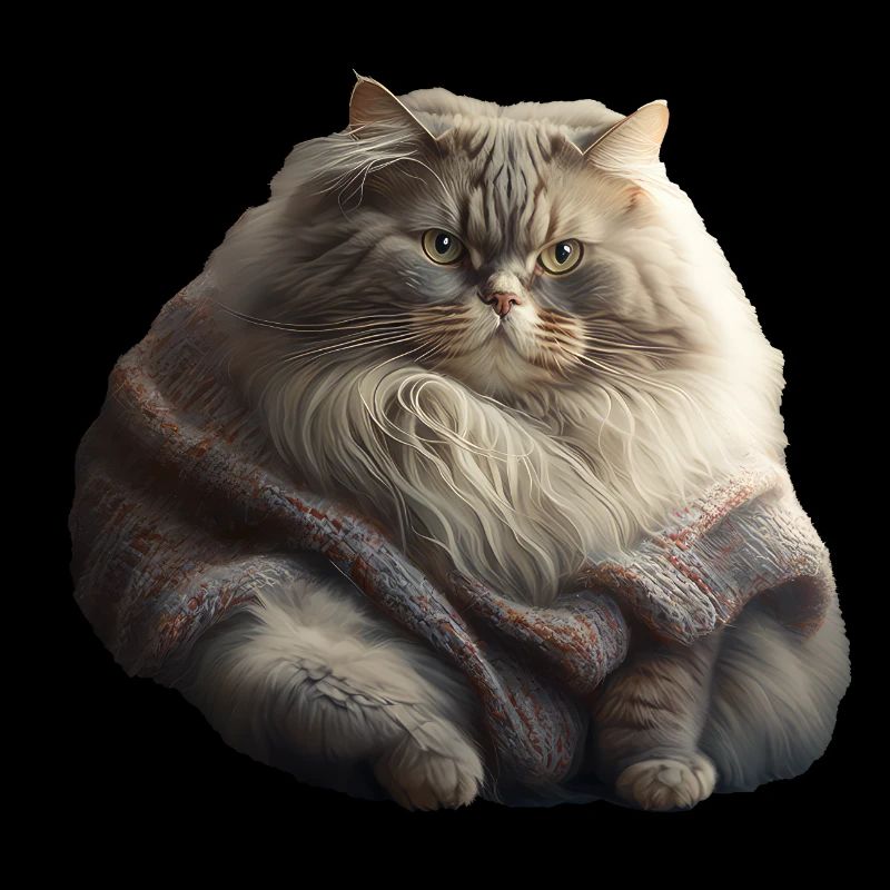 Süße Katze Strick Pullover