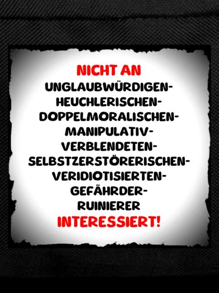 vermeide schlechtes