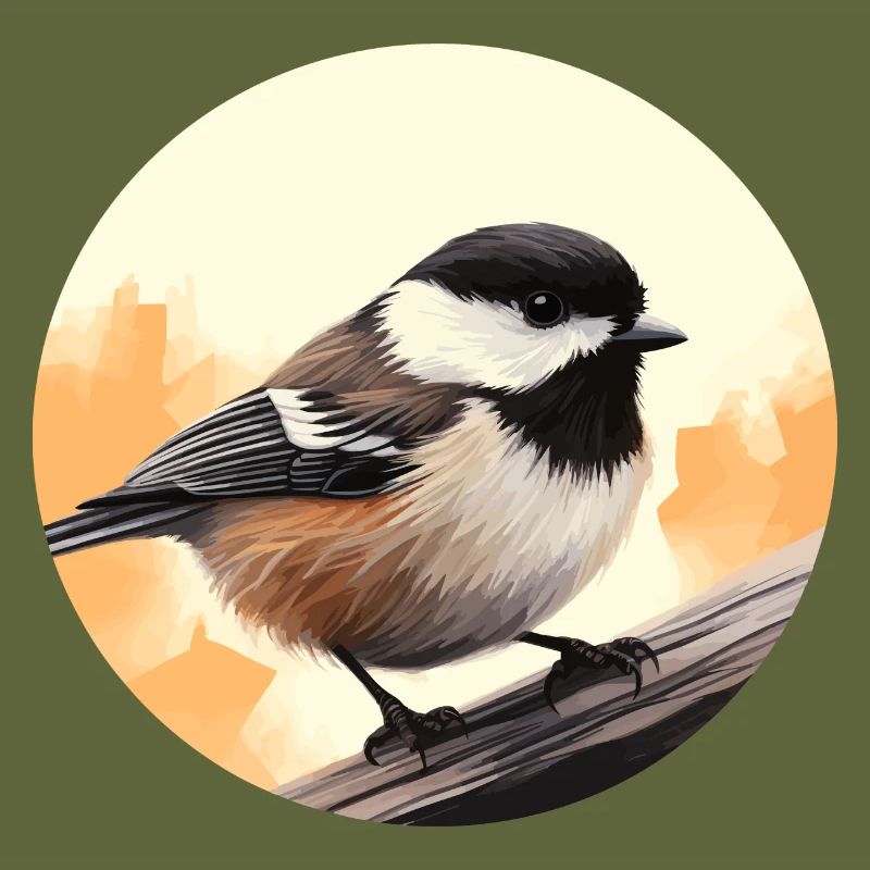 Chickadee bird