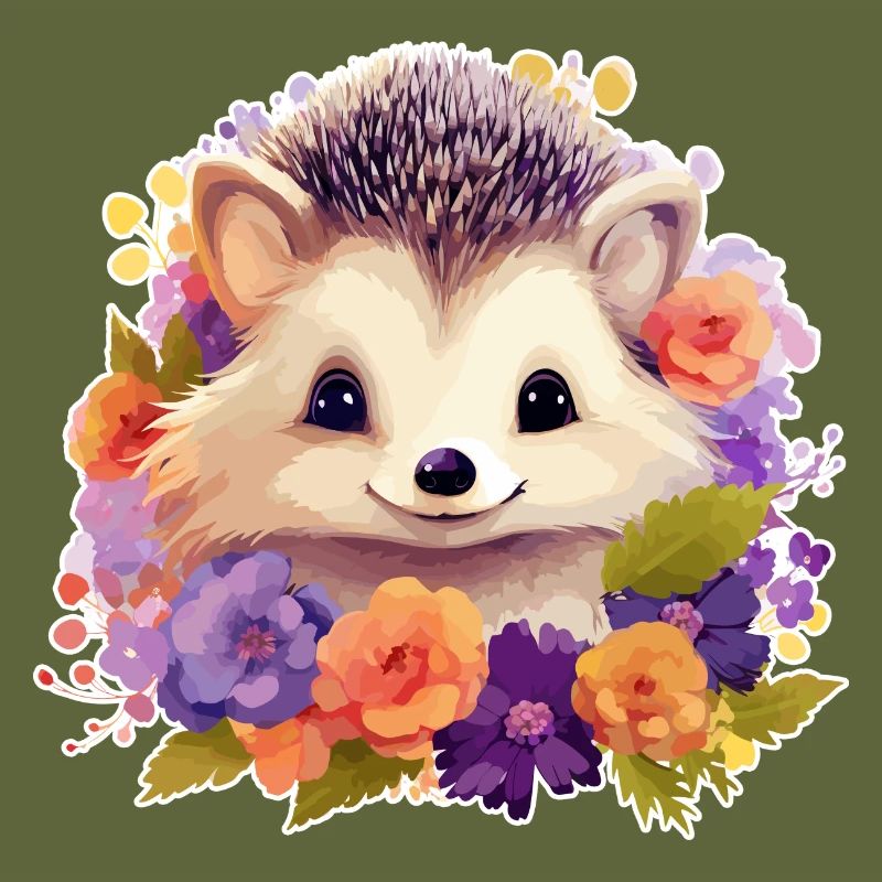 Hérisson mignon