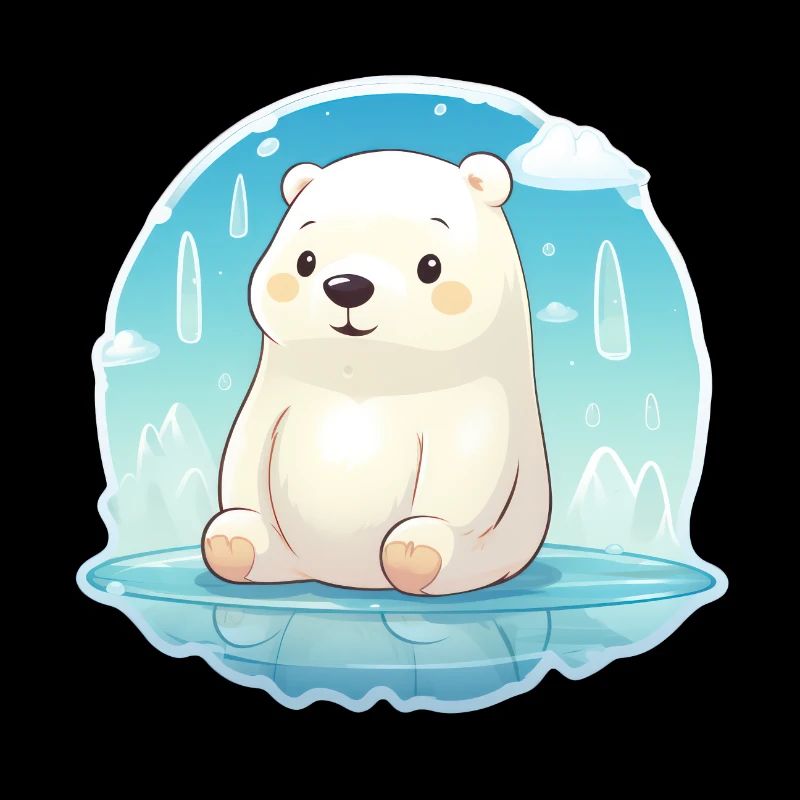 cute little polar bear