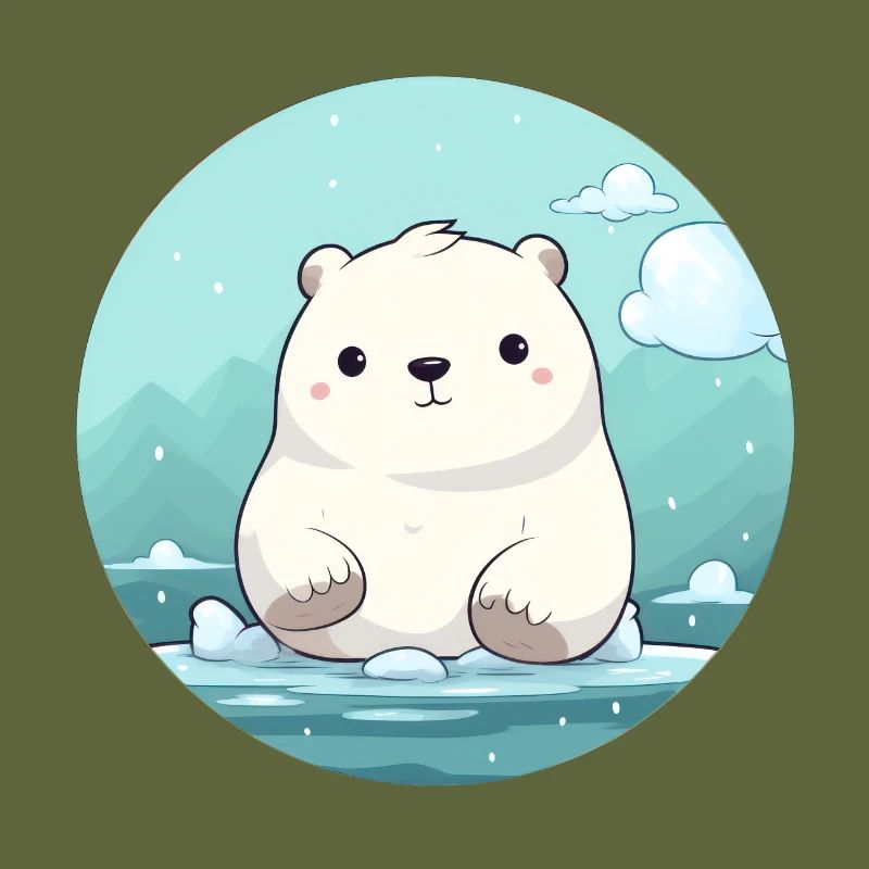 süßer kleiner Eisbär