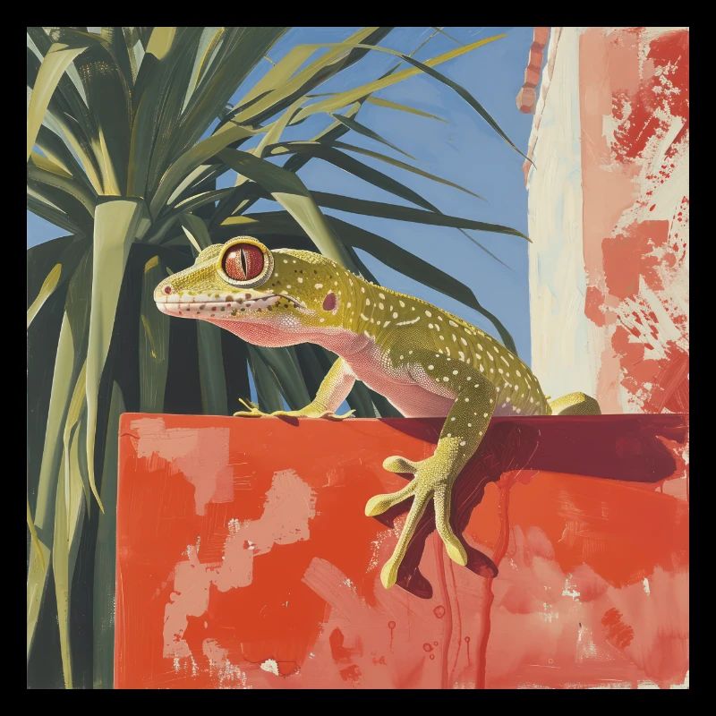 gecko, echse, bunt, tier, geschenk, geschenkidee