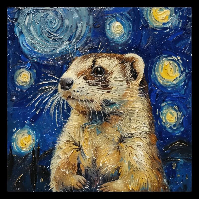 furet, Van Gogh, cadeau