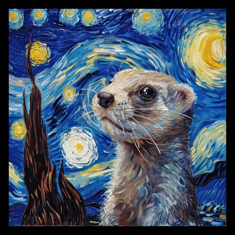 Ferret, Van Gogh, Gift