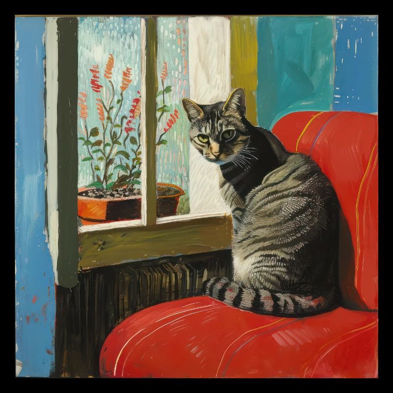 Katze, katzenmotiv, popart, geschenk, geschenkidee