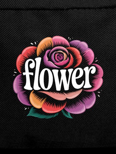Flower Logo - Cool Gardening Design