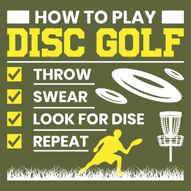 How To Play Disc Golf Funny Disc Golf Player