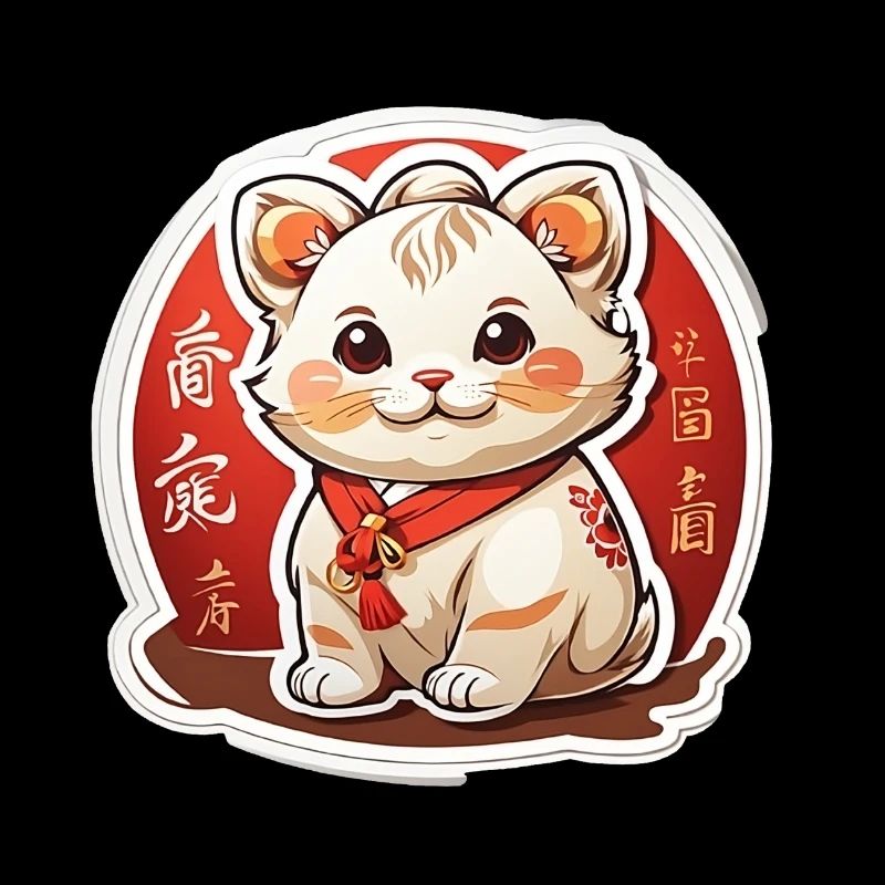 Chat chanceux chinois
