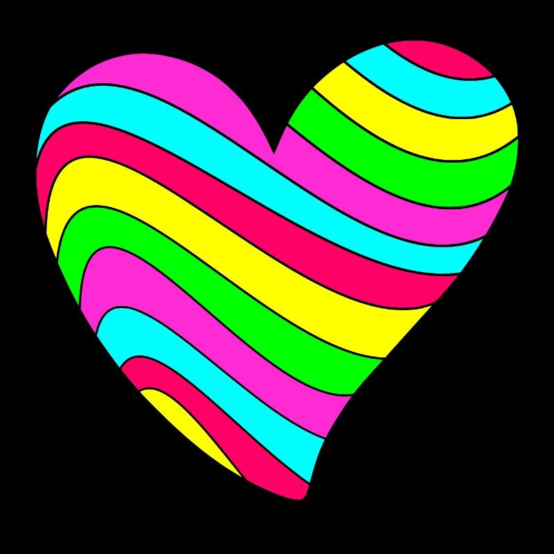 Psychedelic Love Heart