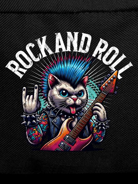 Cat Rock and Roll Guitarist