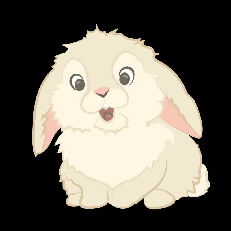 Cute rabbit as illustration