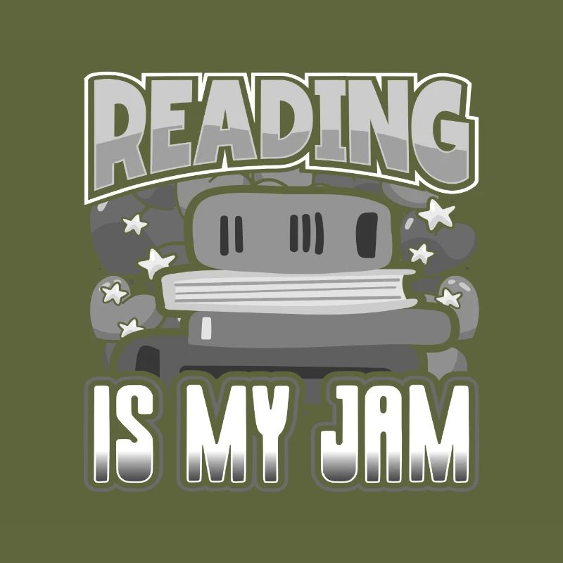 Reading is My Jam Fun Book Lover Idée cadeau