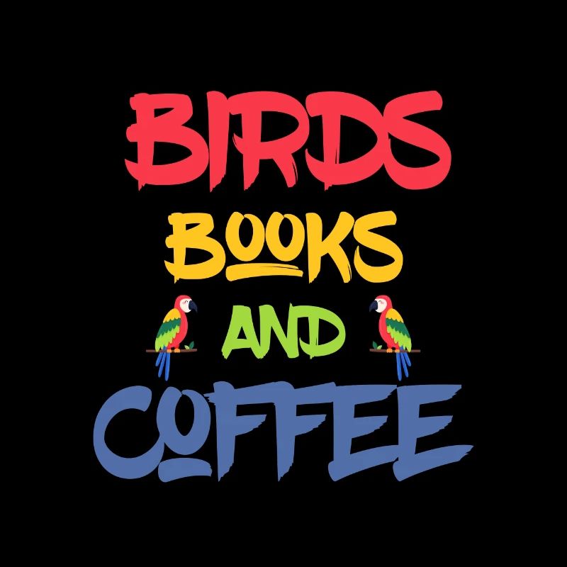 Buchen Sie Lover Birds Bücher und Kaffee Trinker Geschenk
