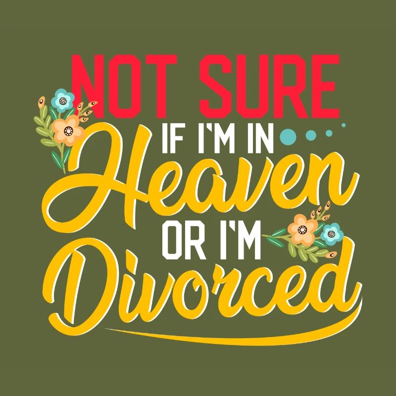 Sarkastisch nicht sicher, ob im Himmel oder geschieden