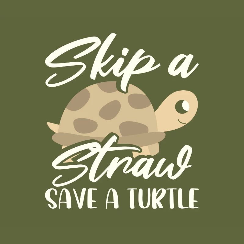 Meeresschutzgeschenke Überspringen Sie einen Strohhalm Save a