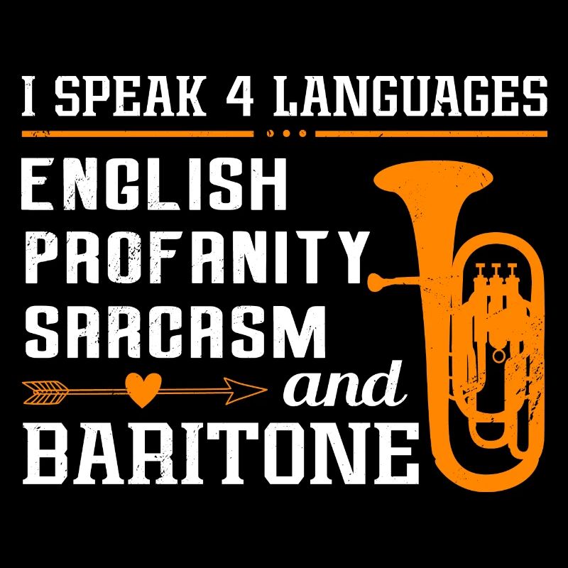 Funny Baritone Player