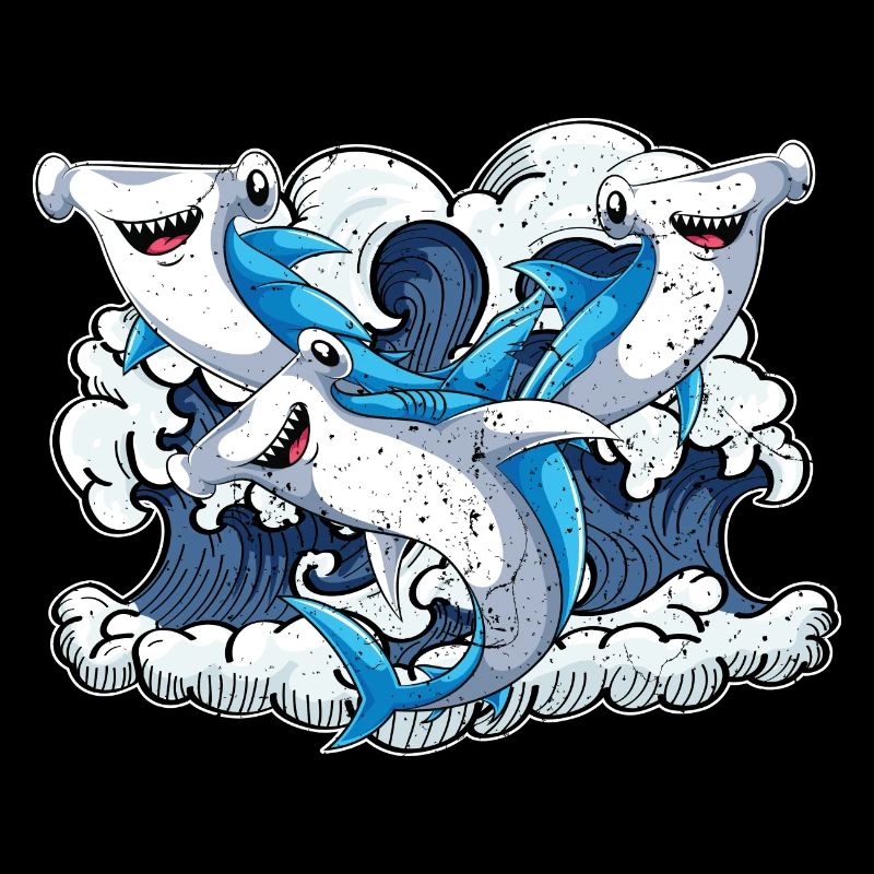 Océan Animal Requin Cadeau Mignon Requin-Marteau