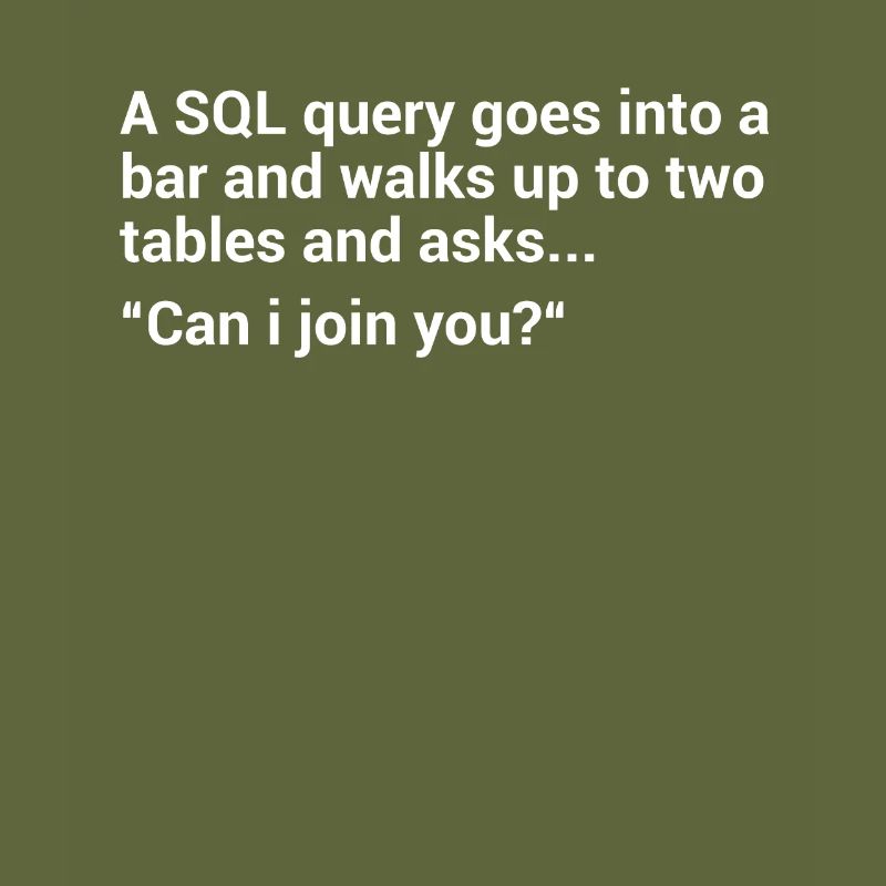 SQL Database Joke