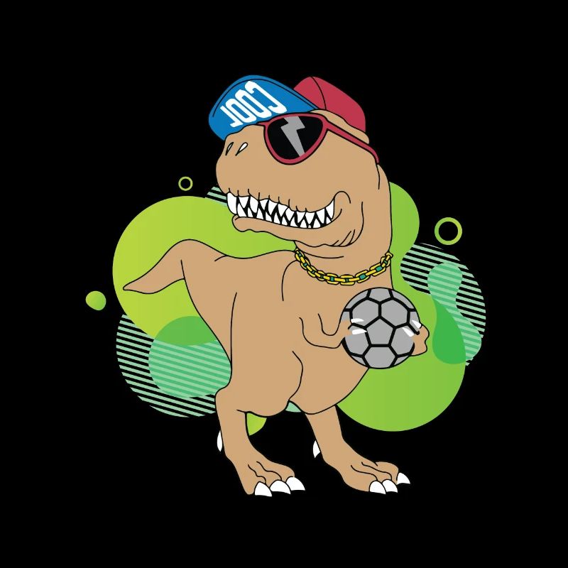 cool funny handball trex dino