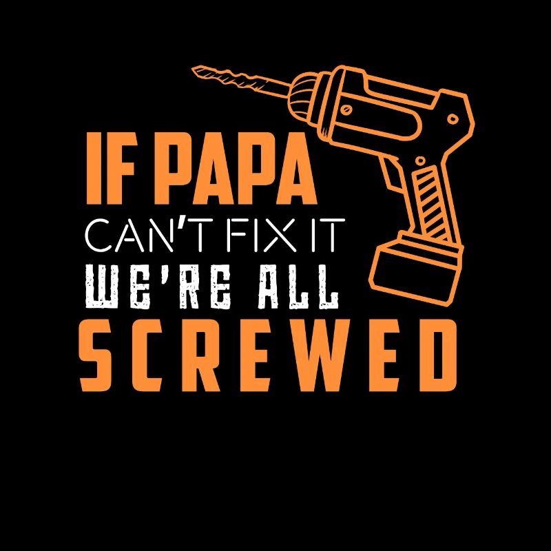 Father repairs everything