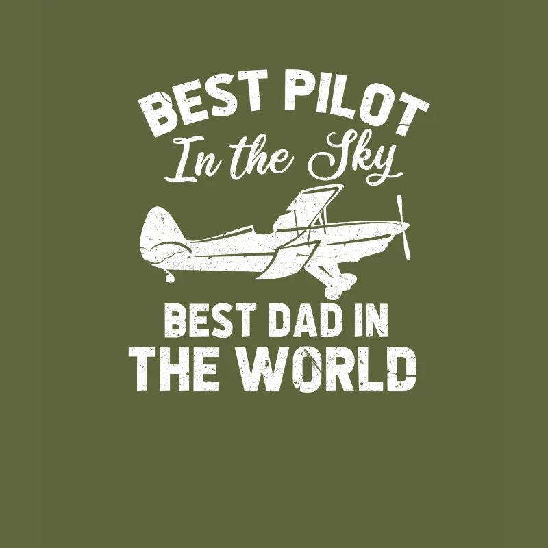 Pilot Father Dad Flight Airplane Father's Day Gift