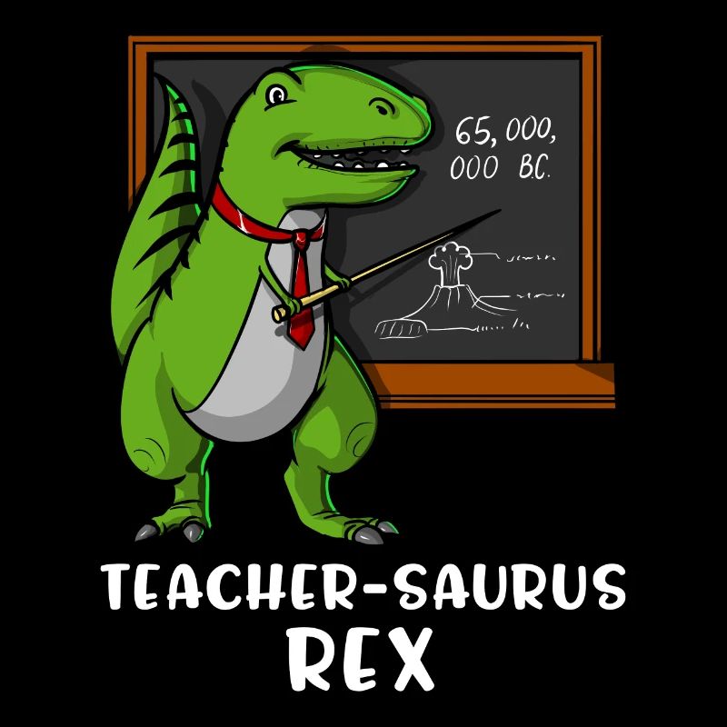 T-Rex Dinosaur Science Teacher School