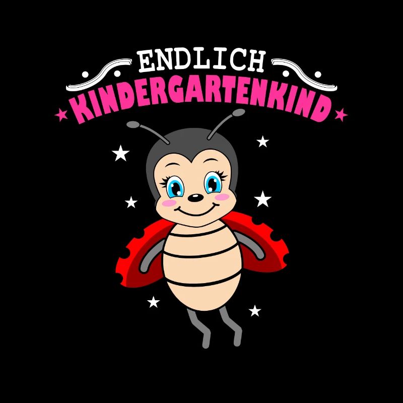 Endlich Kindergartenkind Marienkäfer Kindergarten
