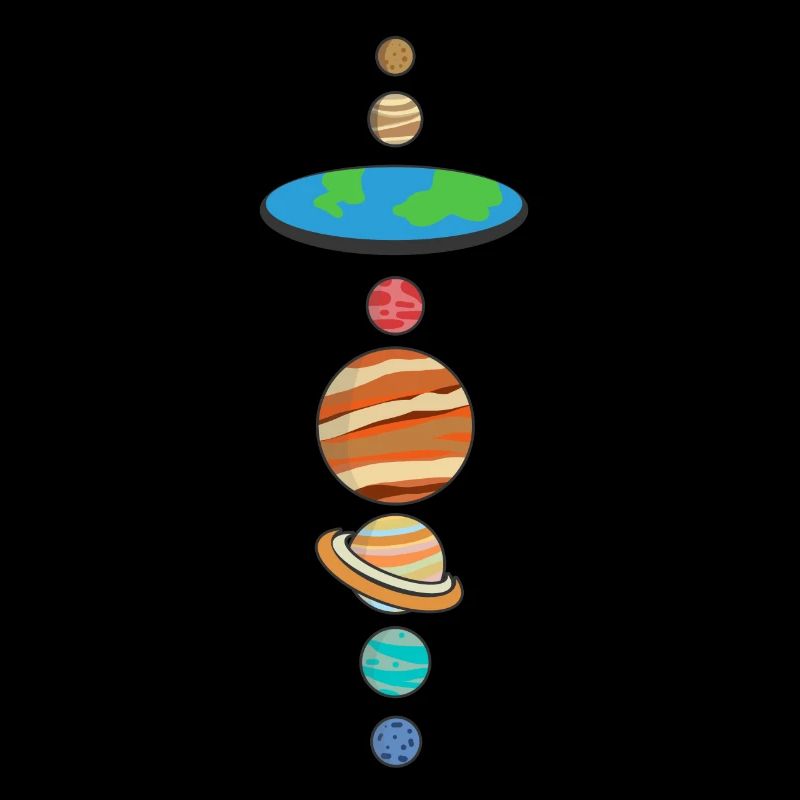 Flat Earth Flat Earth Theory Planet Gift