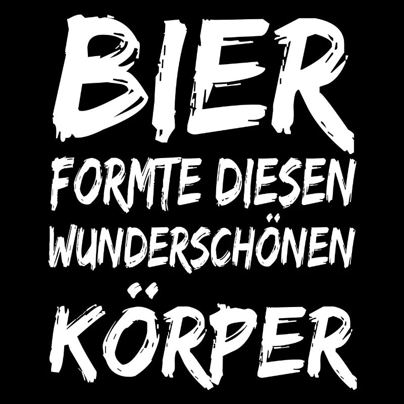 Bier formte diesen Körper Bier Spruch Shirt