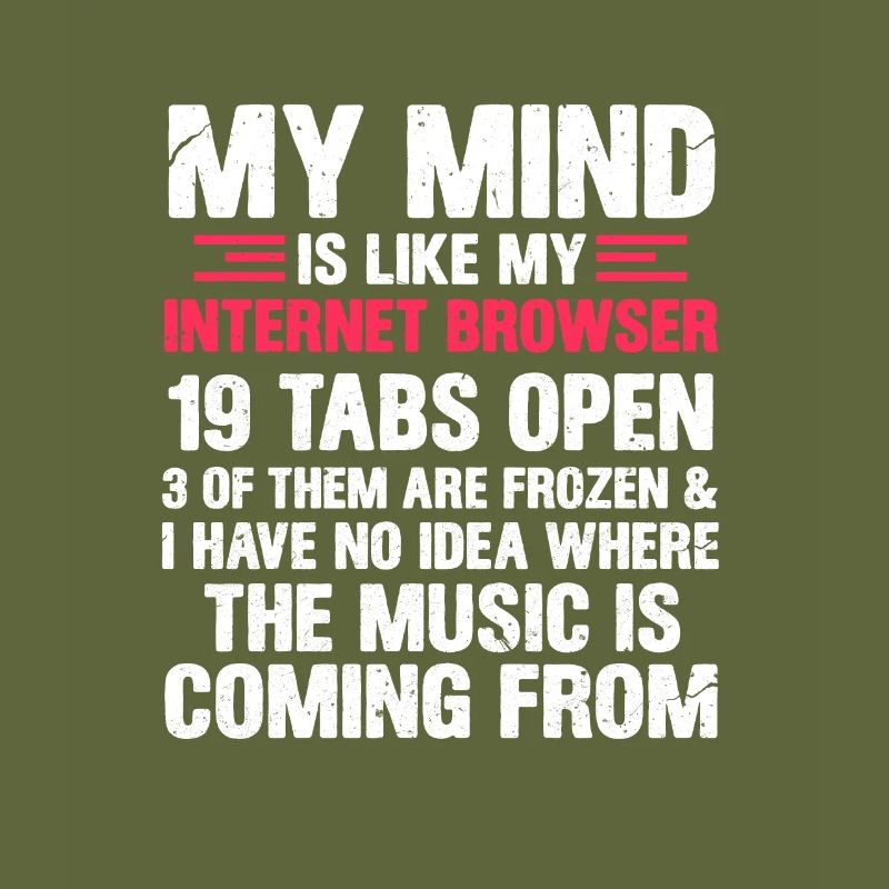 Cadeau de nerd de programmeur de pensée Internet