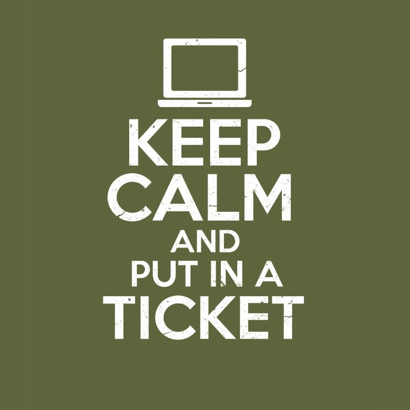 Technischer Support Computer Informatiker Nerd