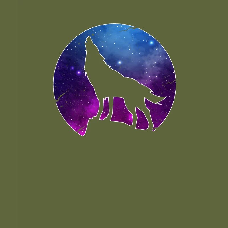 Wolf Wölfe Heulen Wolfpack Werwolf Geschenk