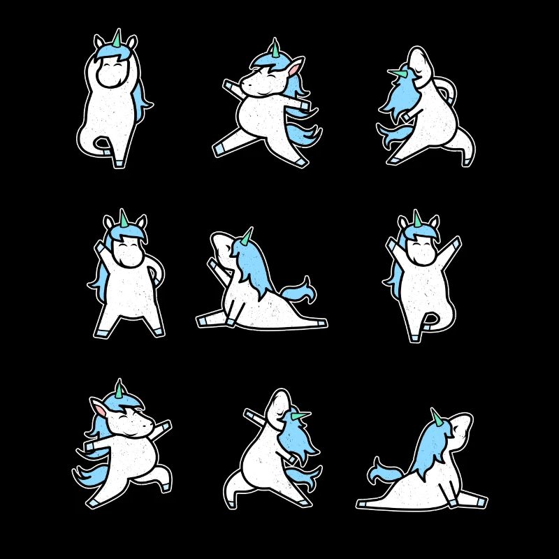 Fête de danse de licorne