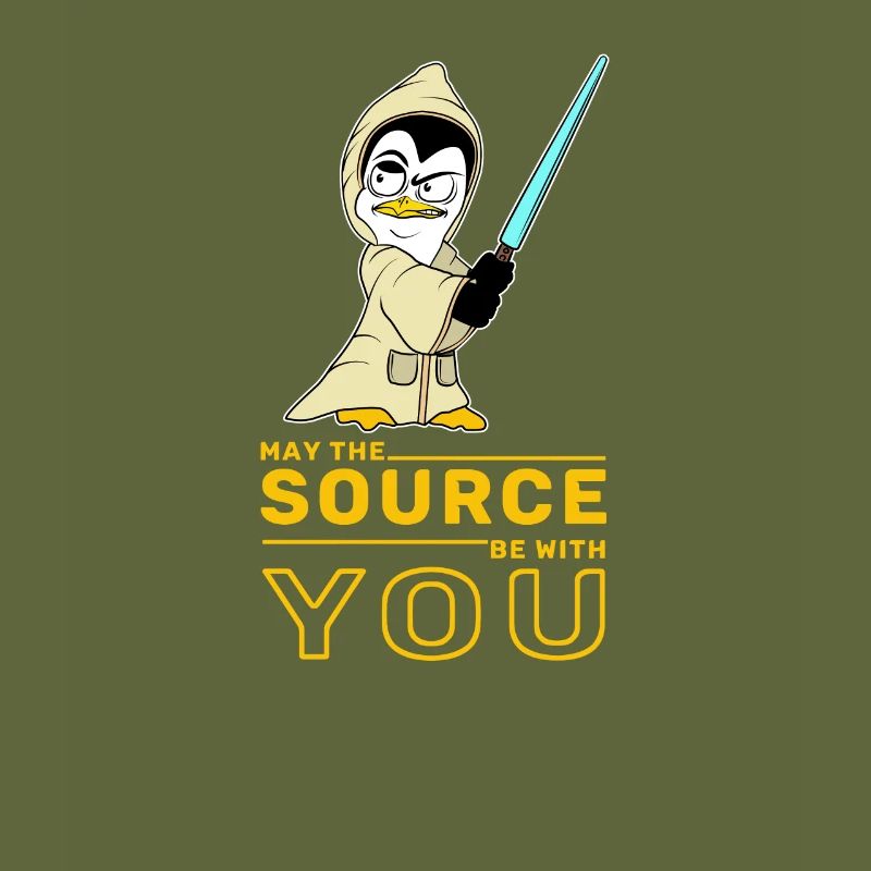 IT nerd Linux Linux penguin geek ingénieur logiciel