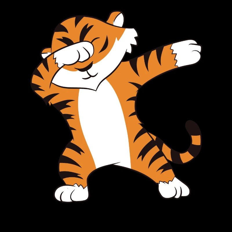 Dabbing Tiger Funny Dancing Tiger