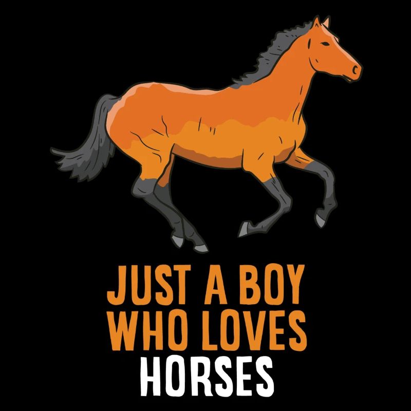 Ich Bin Nur Ein Junge der Pferde Liebt