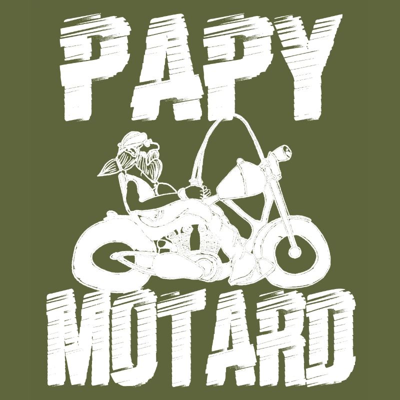 Papy White Biker