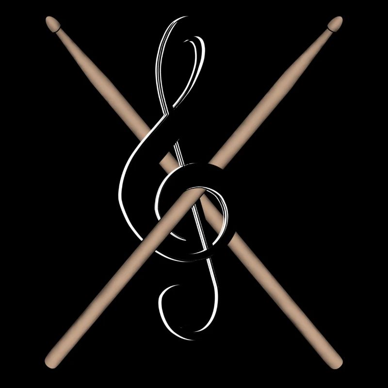 Drumsticks clef