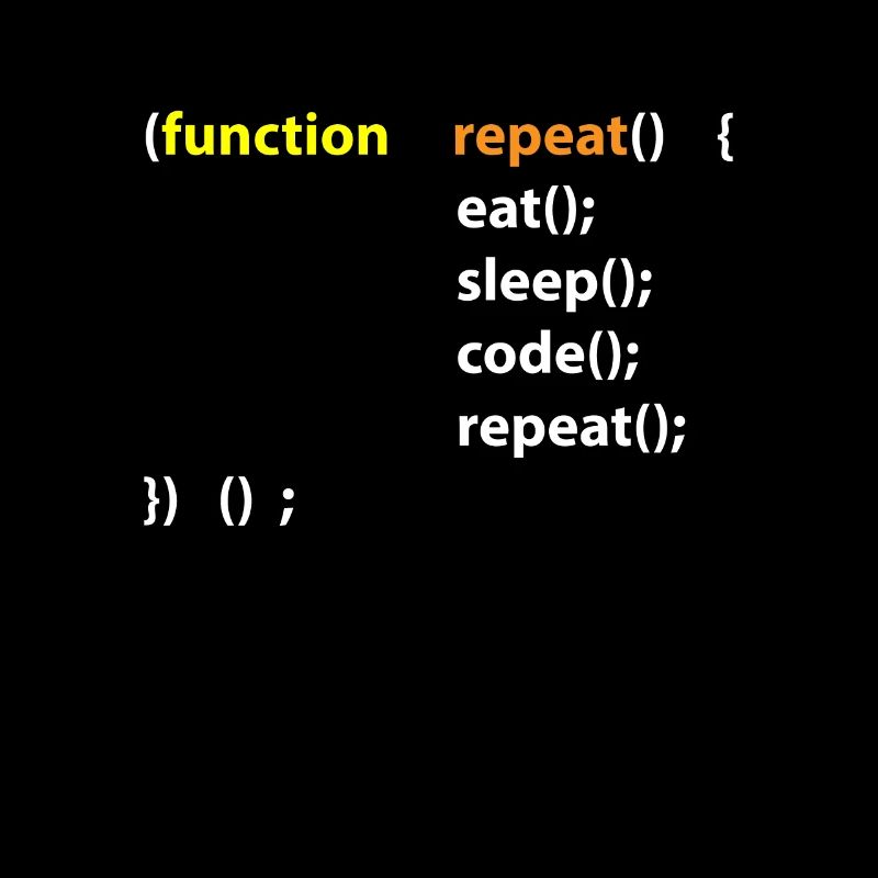 Code Eat Sleep Repeat Hacker IT Cadeau