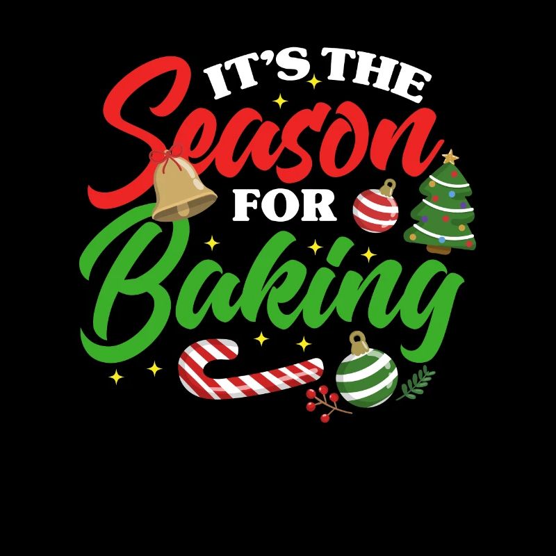 L'équipe de biscuits de Noël la cuisson des biscuits de Noël