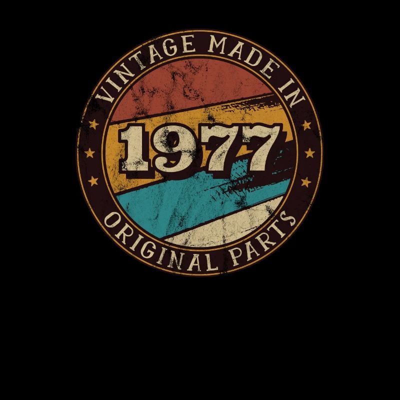 1977 Geburtstag Vintage Geschenkidee