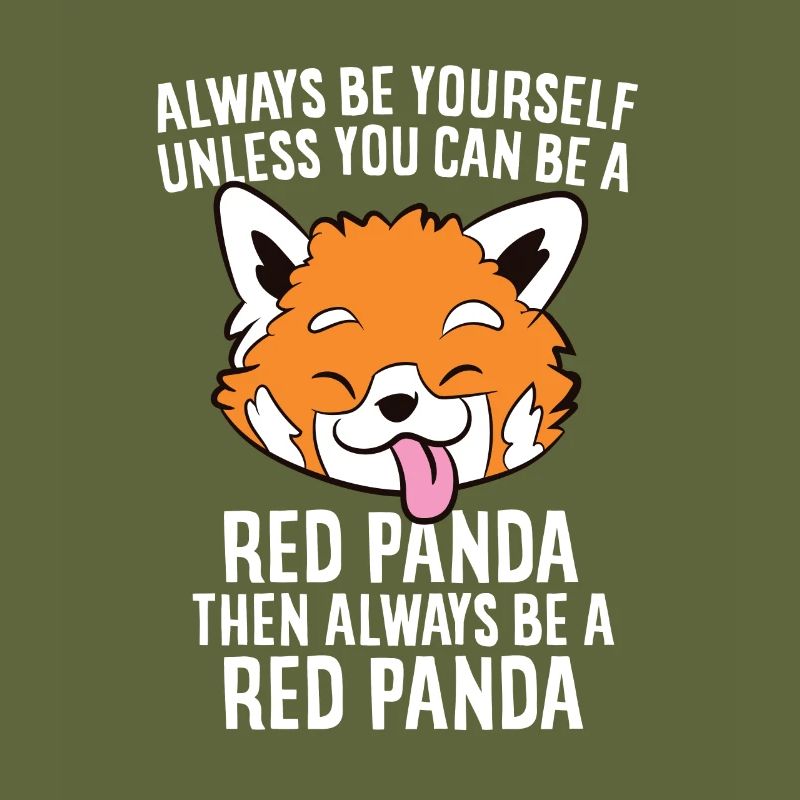 Sei Immer Ein Roter Panda Wenn Du Kannst